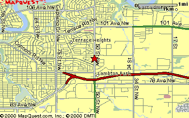 Map 3 of Edmonton