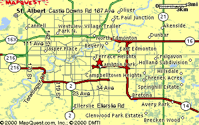 Map 4 of Edmonton